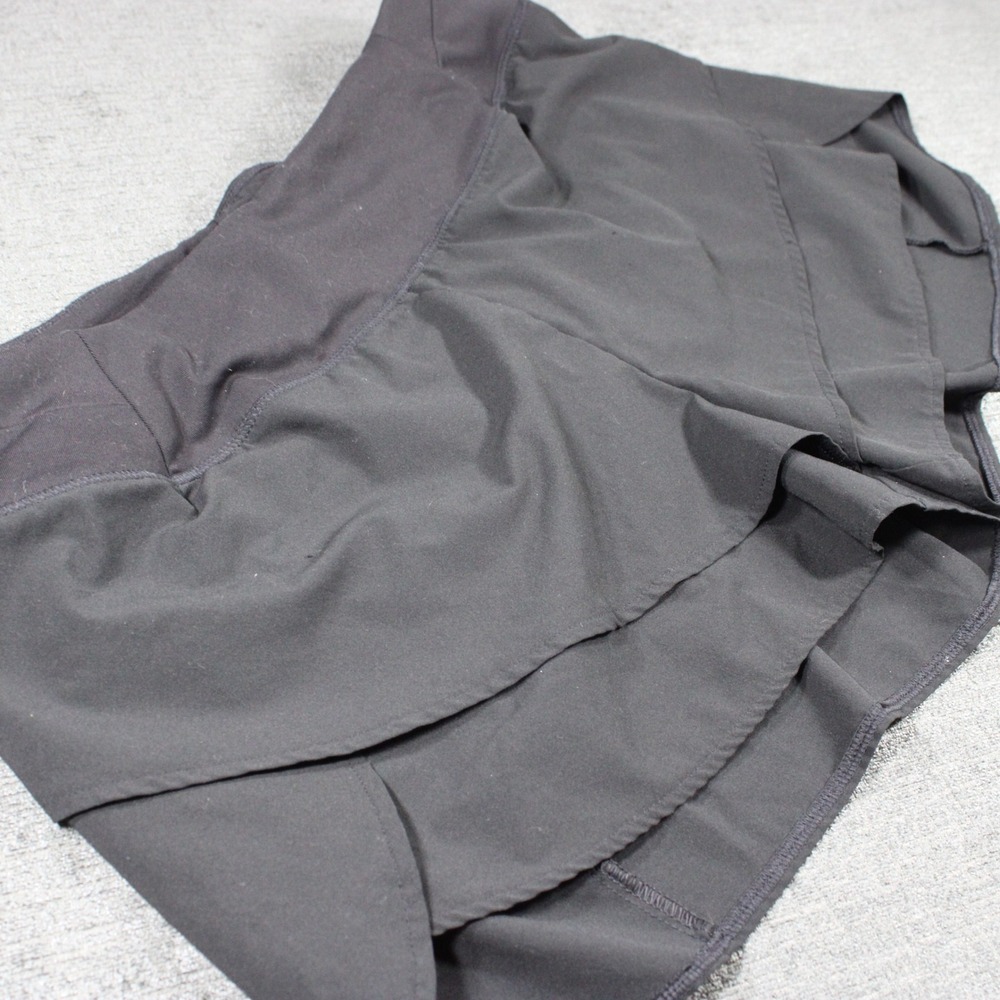 CALIA by Carrie Underwood Womens Black Layered Athletic Skort XL WAX12084